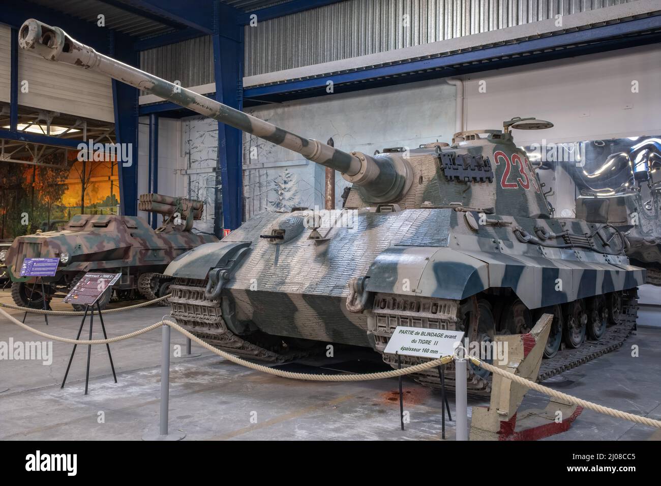 Peddinghaus 1/16 Scale Tiger II (King Tiger) Markings Decal - Tank Museum Saumur France (Model 2358)