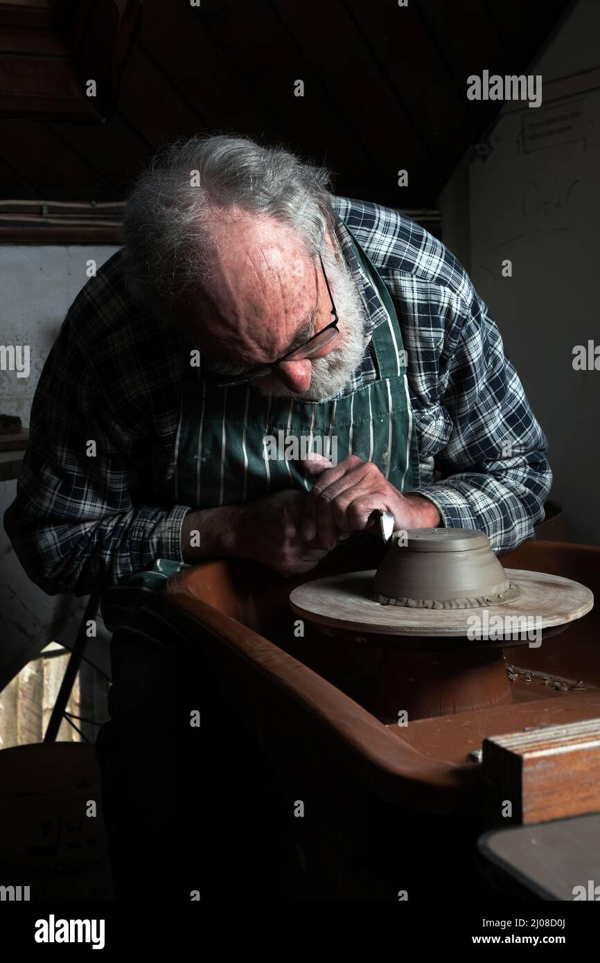 Applying the Finishing Touches (1 Stock Photo Alamy