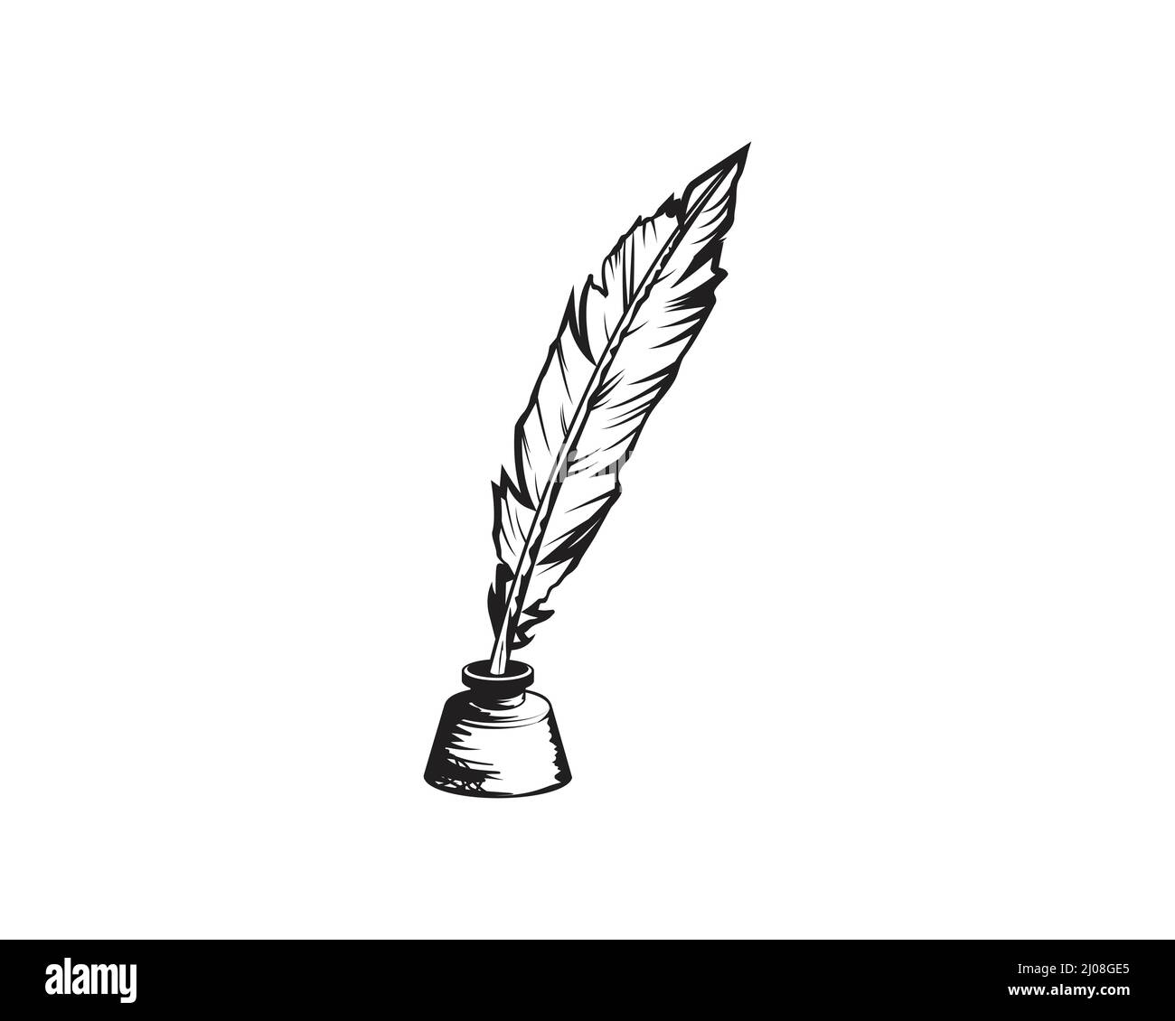 Quill ink Black and White Stock Photos & Images - Alamy