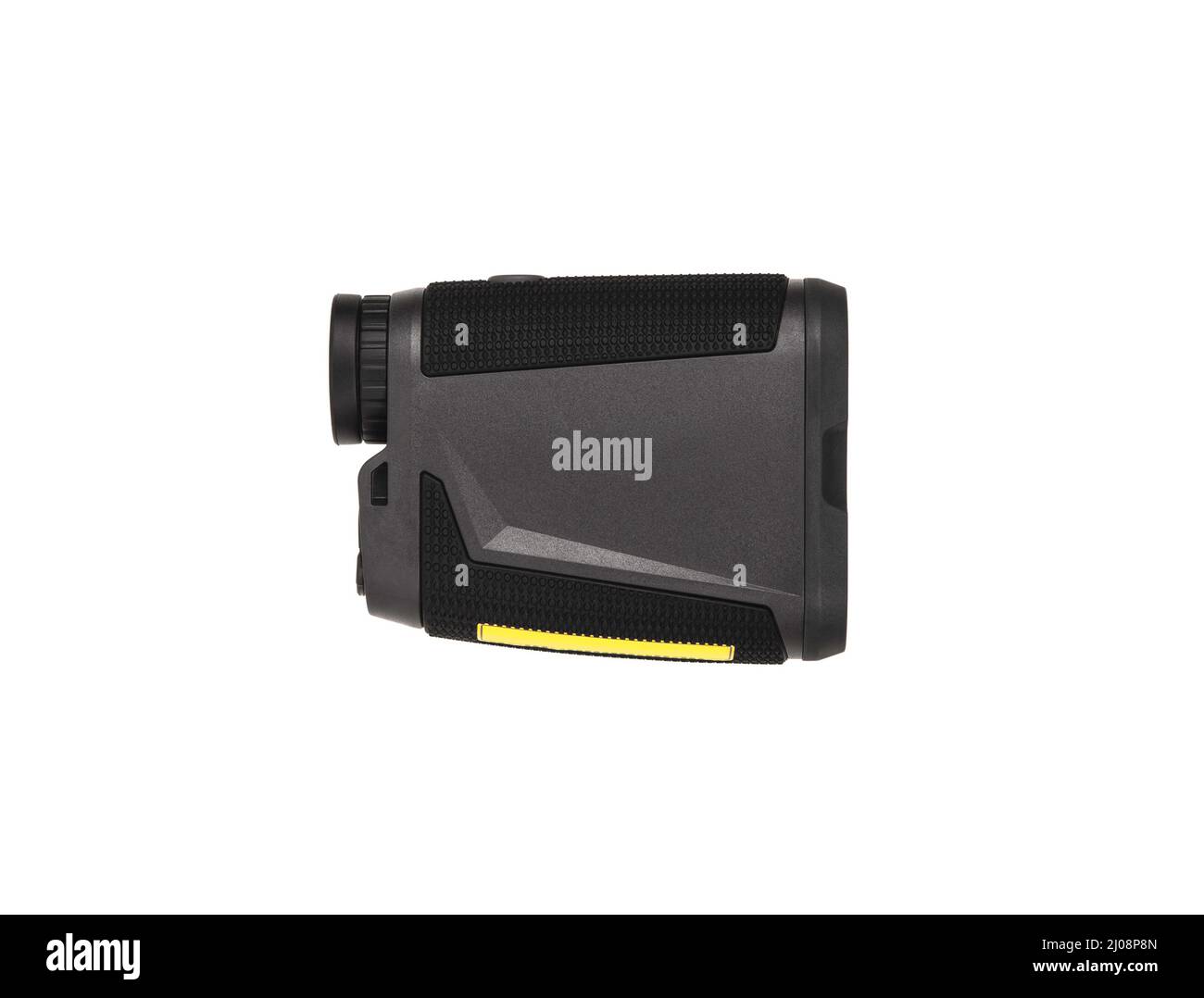 Modern optical range finder isolated on white background. Isolated