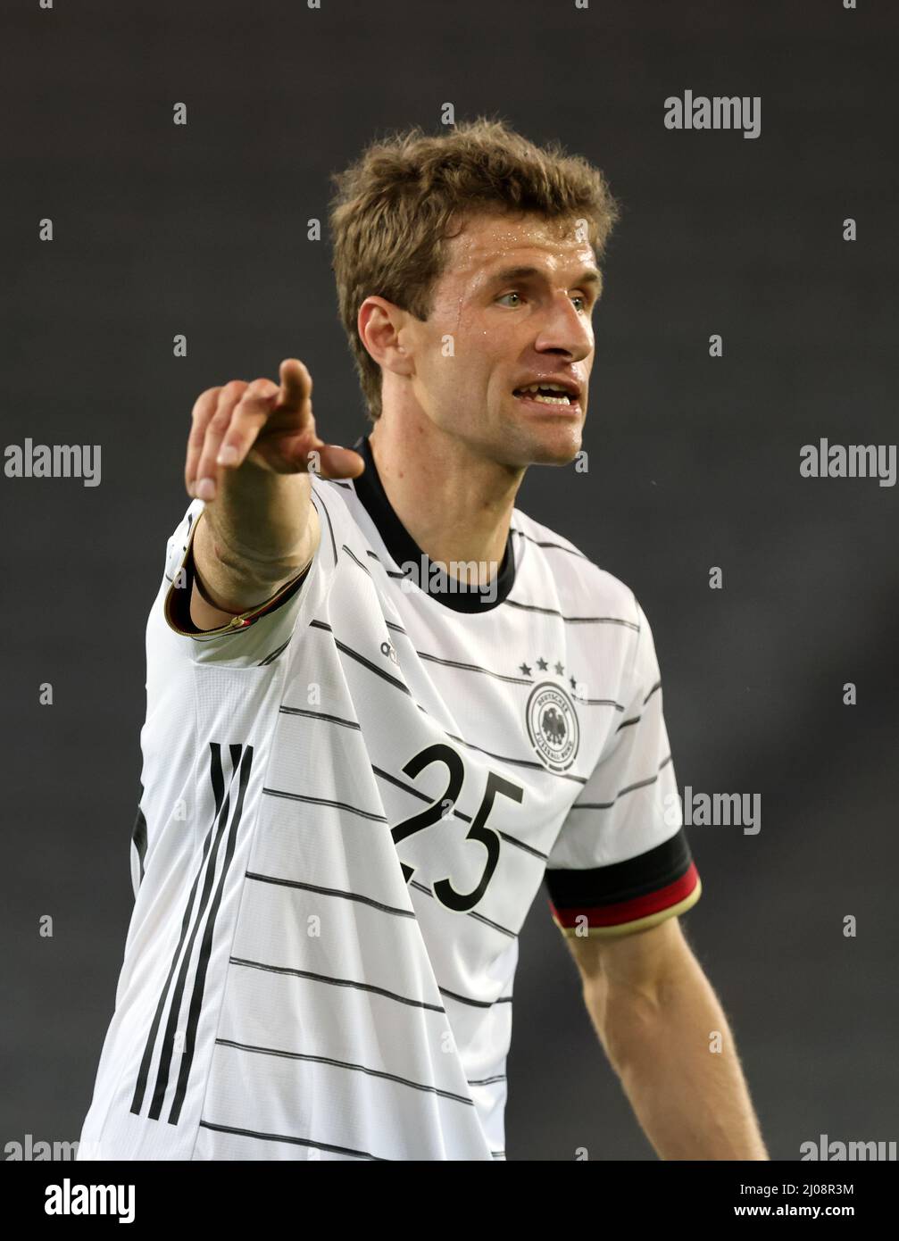 Thomas MŸller  Fussball LŠnderspiel Deutschland - DŠnemark  © diebilderwelt / Alamy Stock Stock Photo