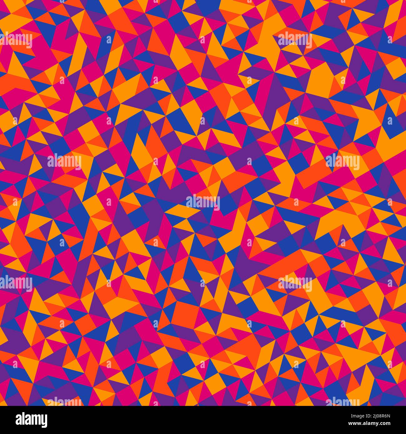 Illustration of abstract triangle patterns in the colorful background ...