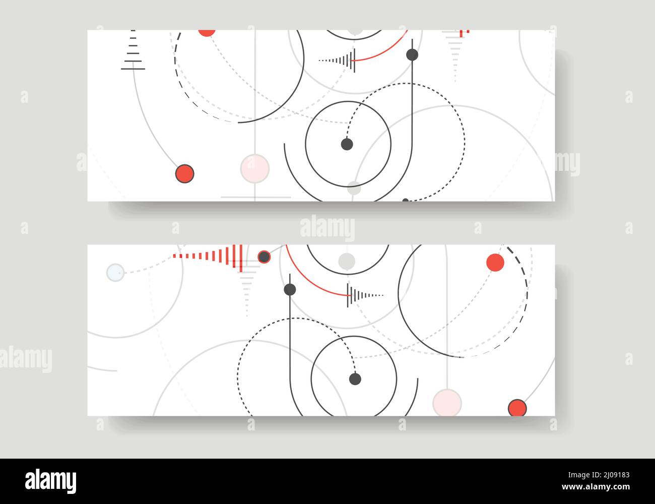 Abstract circles vector group concept. Modern design for presentation Stock Vector