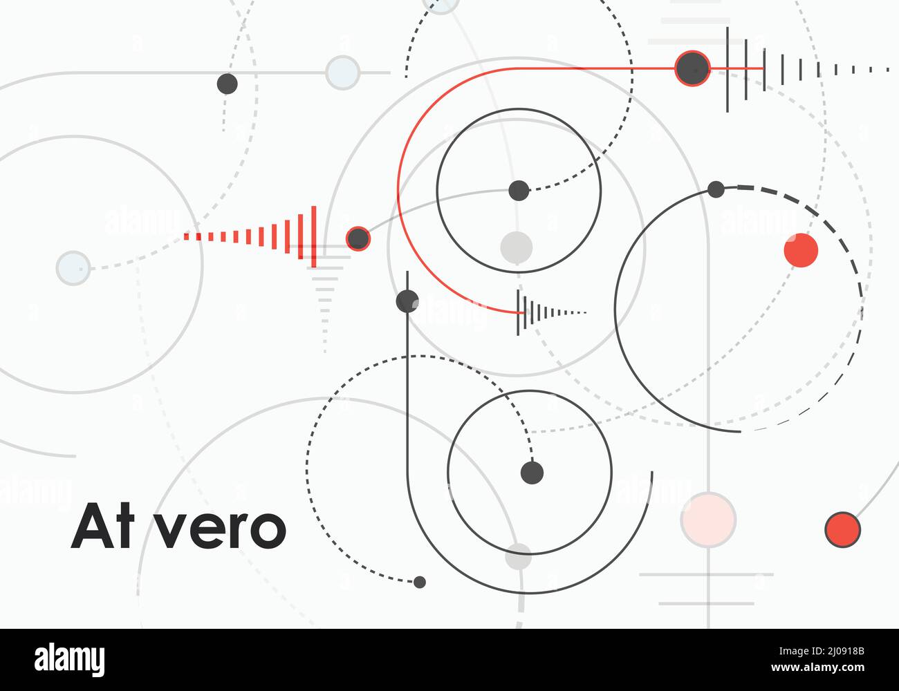 Abstract circles vector group concept. Modern design for presentation Stock Vector