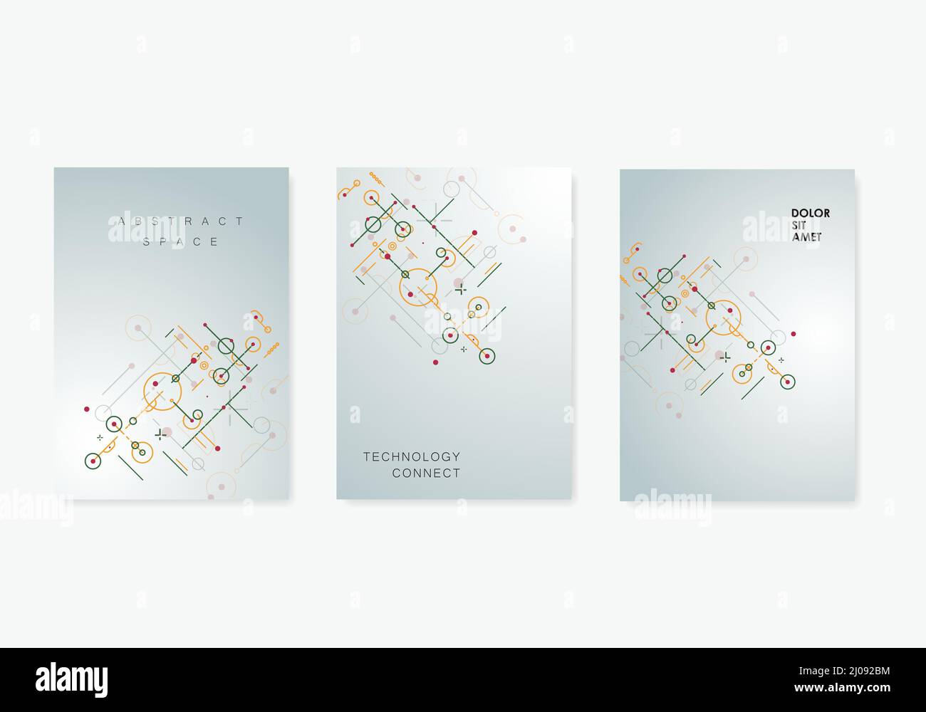 Cover network polygonal element. Abstract form with connected lines and dots. Vector Illustration design Stock Vector