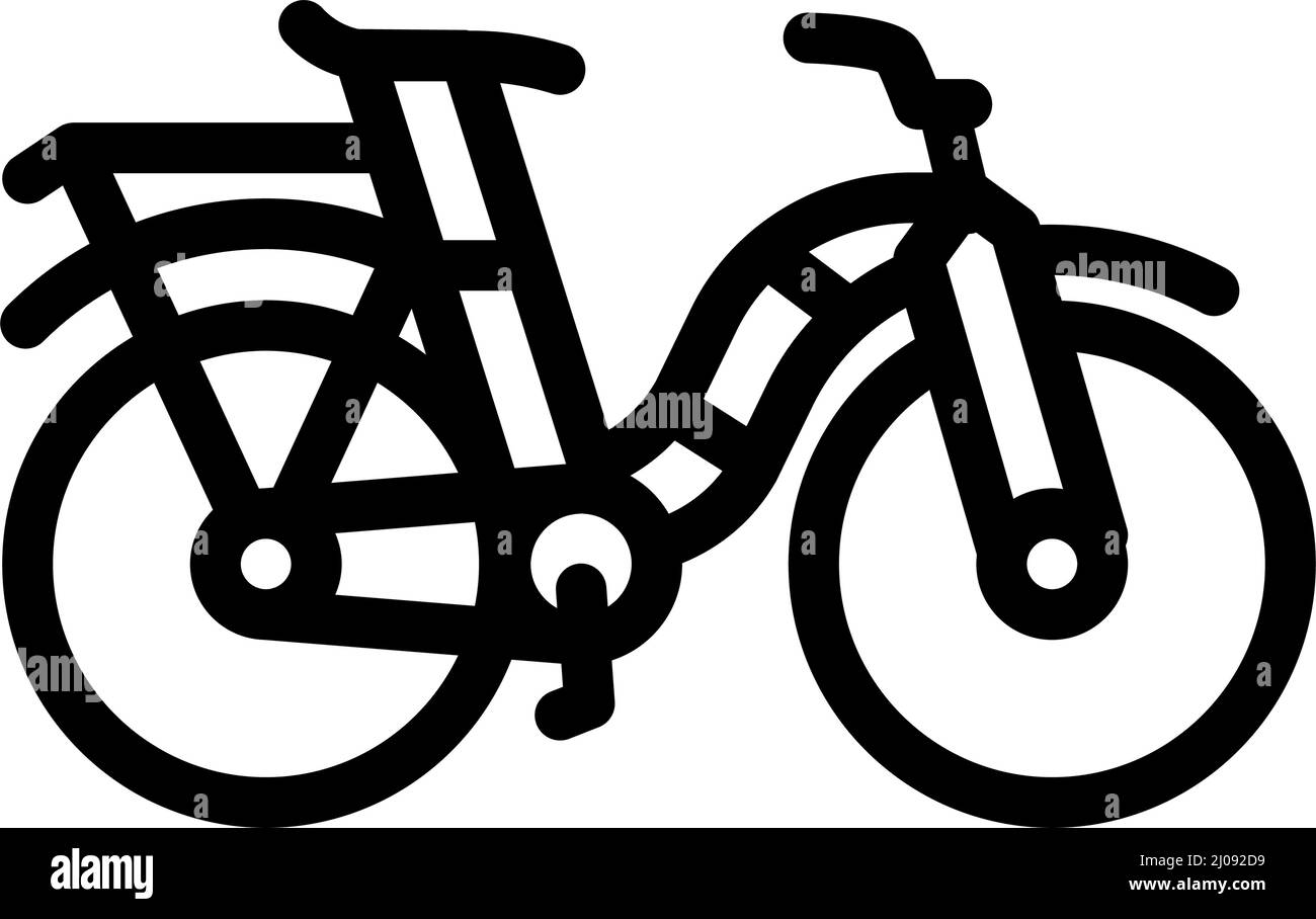 bike transport line icon vector illustration Stock Vector Image & Art ...