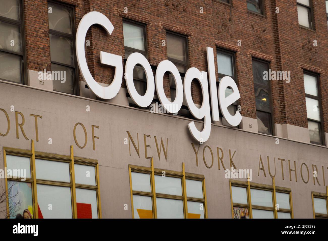 Google headquarters in Chelsea Manhattan NYC Stock Photo