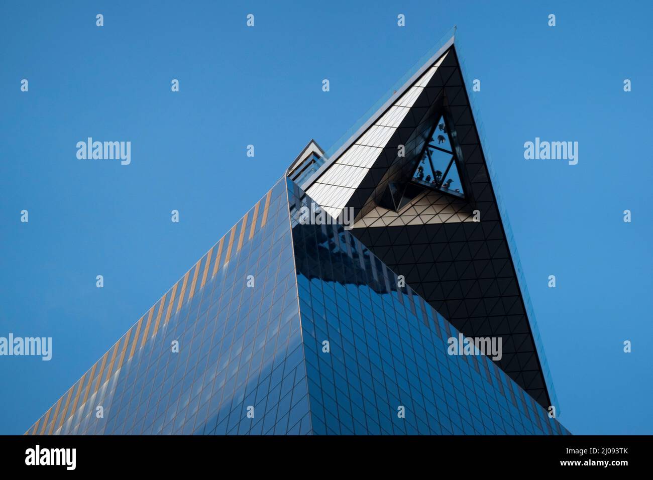 The Edge observation deck in Hudson yards westside of Manhattan NYC