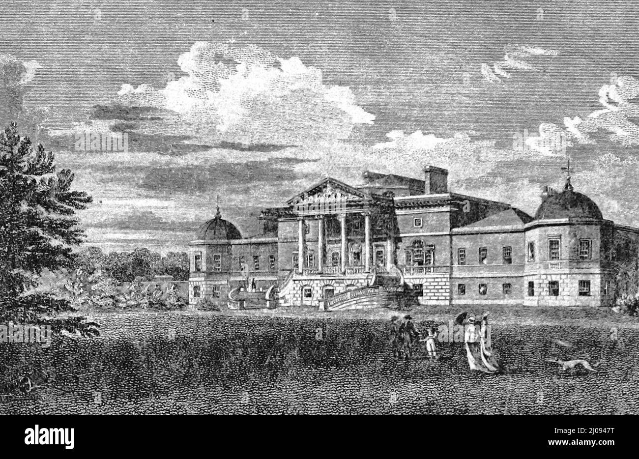 Wrotham Park, Middlesex, 1820 Stock Photo