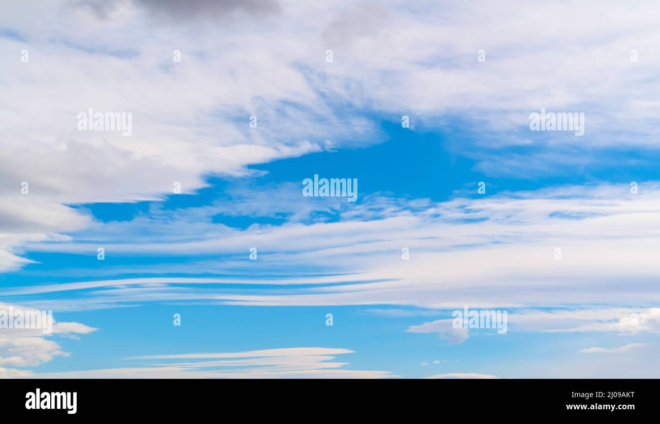 Beautiful white blue clouds hi-res stock photography and images - Alamy
