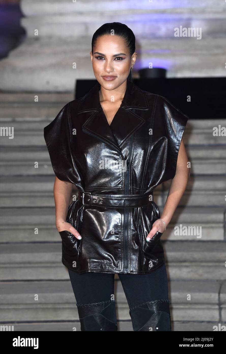 March 17th, 2022. London, UK Saffron Hocking arriving at the Special