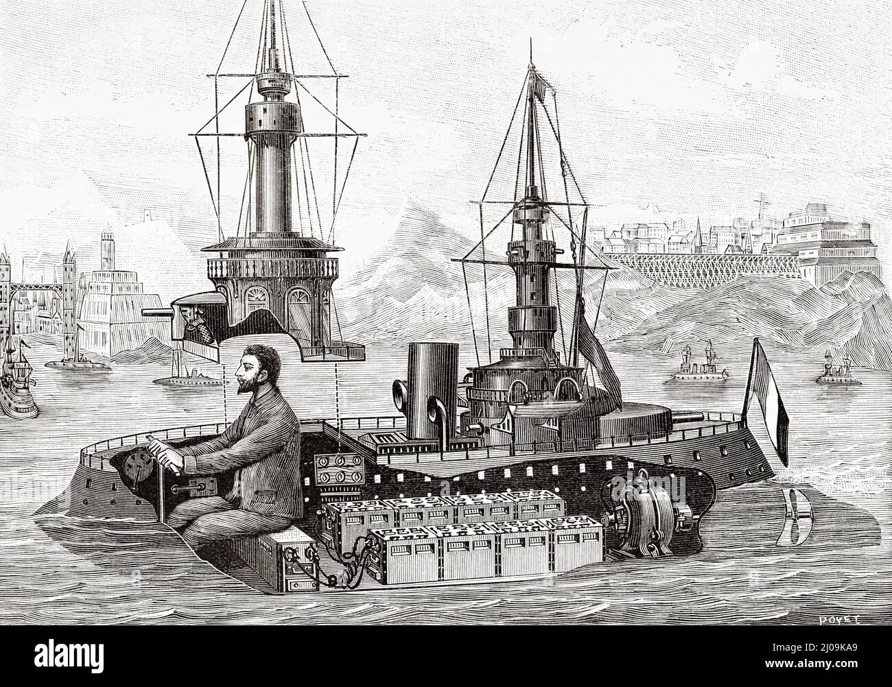 The small electric boats of the Nouveau Cirque, Paris. France, Europe