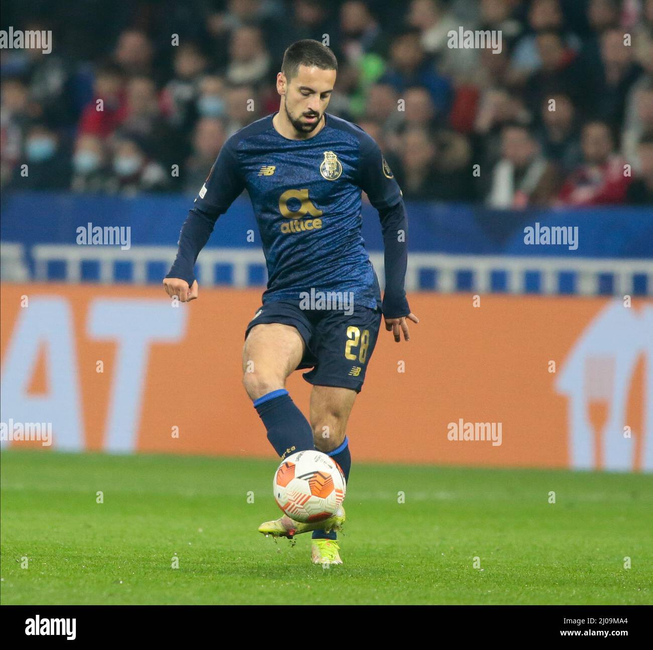 Lyon, France. 17th Mar, 2022. Bruno Costa of Fc Porto during the UEFA Europa League, Round of 16, 2nd leg football match between Olympique Lyonnais (Lyon) and FC Porto on March 17, 2022 at Groupama stadium in Decines-Charpieu near Lyon, France Credit: Live Media Publishing Group/Alamy Live News Stock Photo