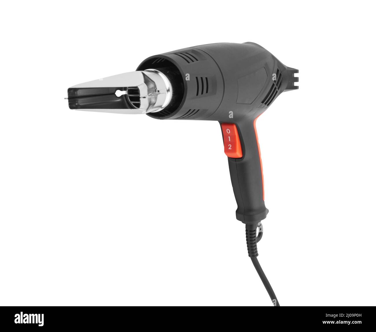 Hot air gun isolated on a white background Stock Photo Alamy