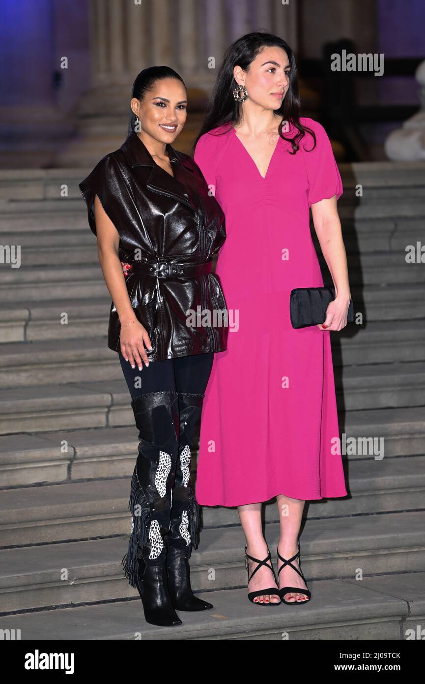 London, UK. 17th Mar, 2022. Saffron Hocking and Antonia Salib attends a