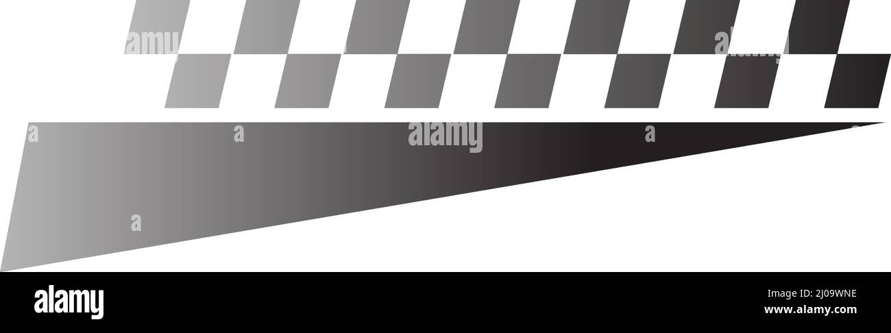 Flag race icon design template Vector illustration Stock Vector