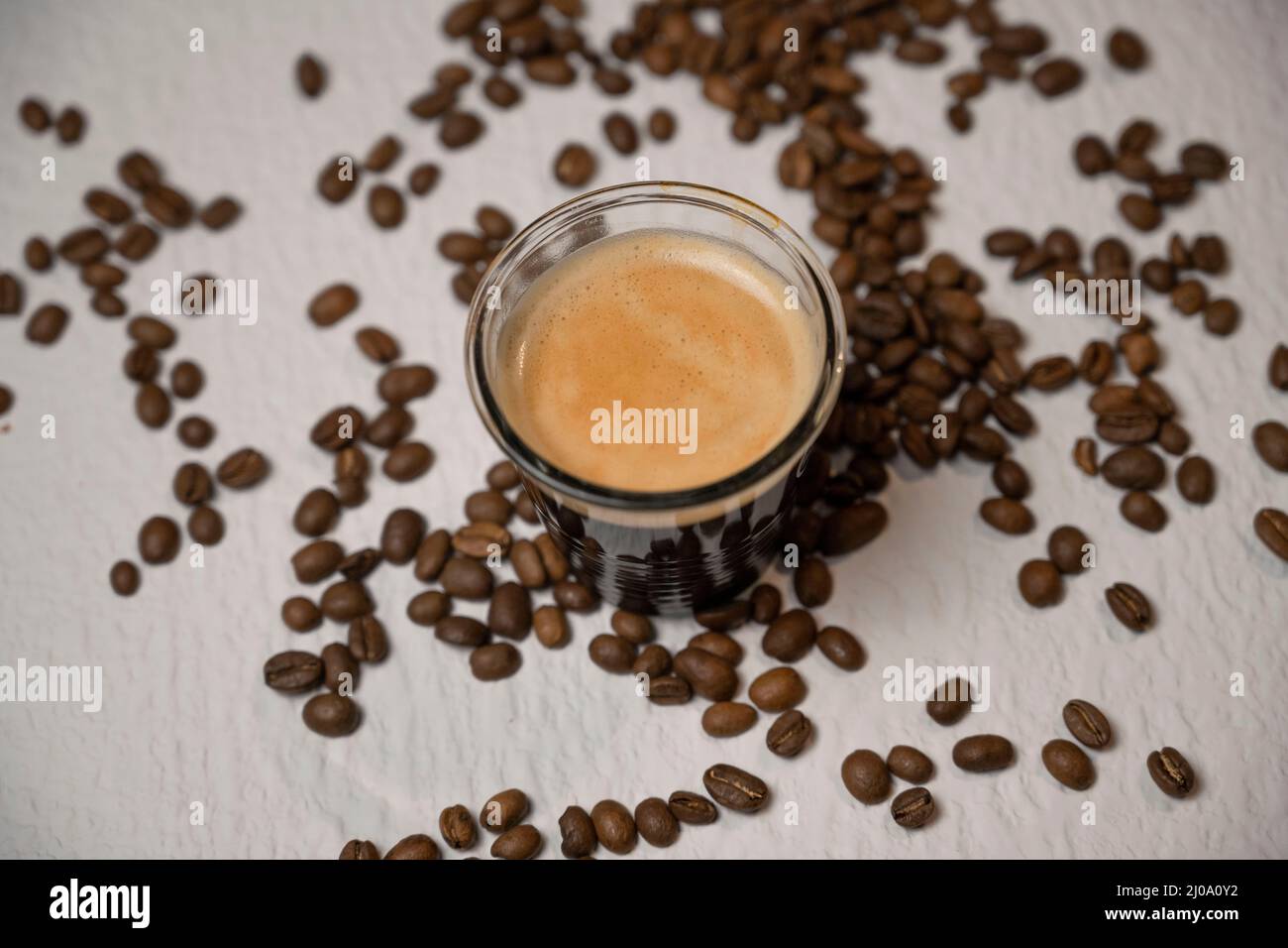 tasse de café en grains Stock Photo