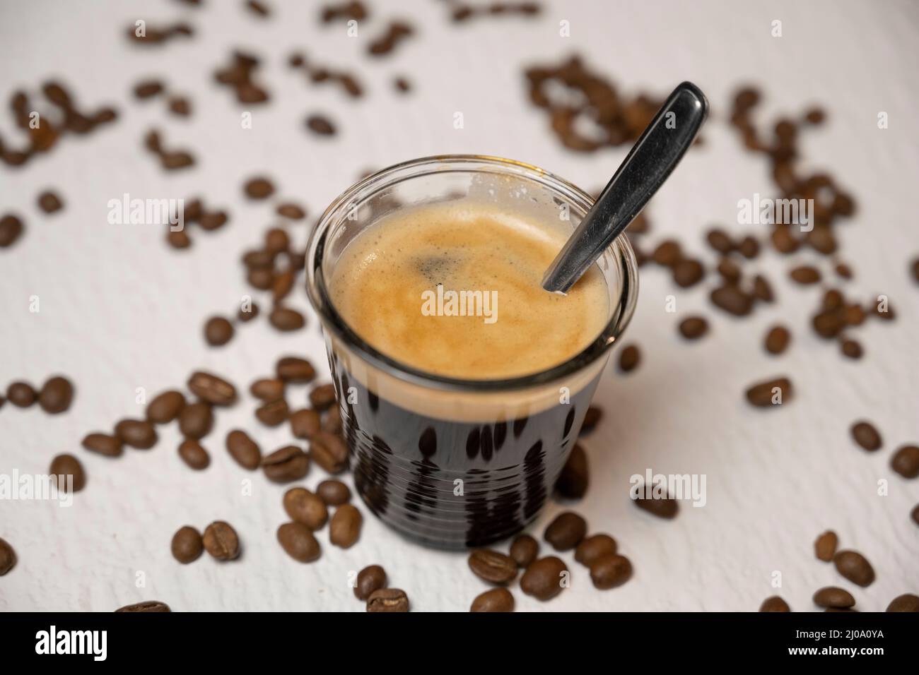 tasse de café en grains Stock Photo