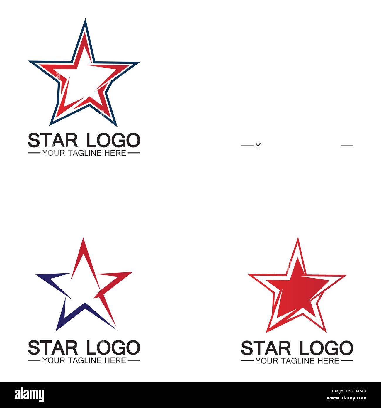 star logo template vector icon illustration design-vector Stock Vector