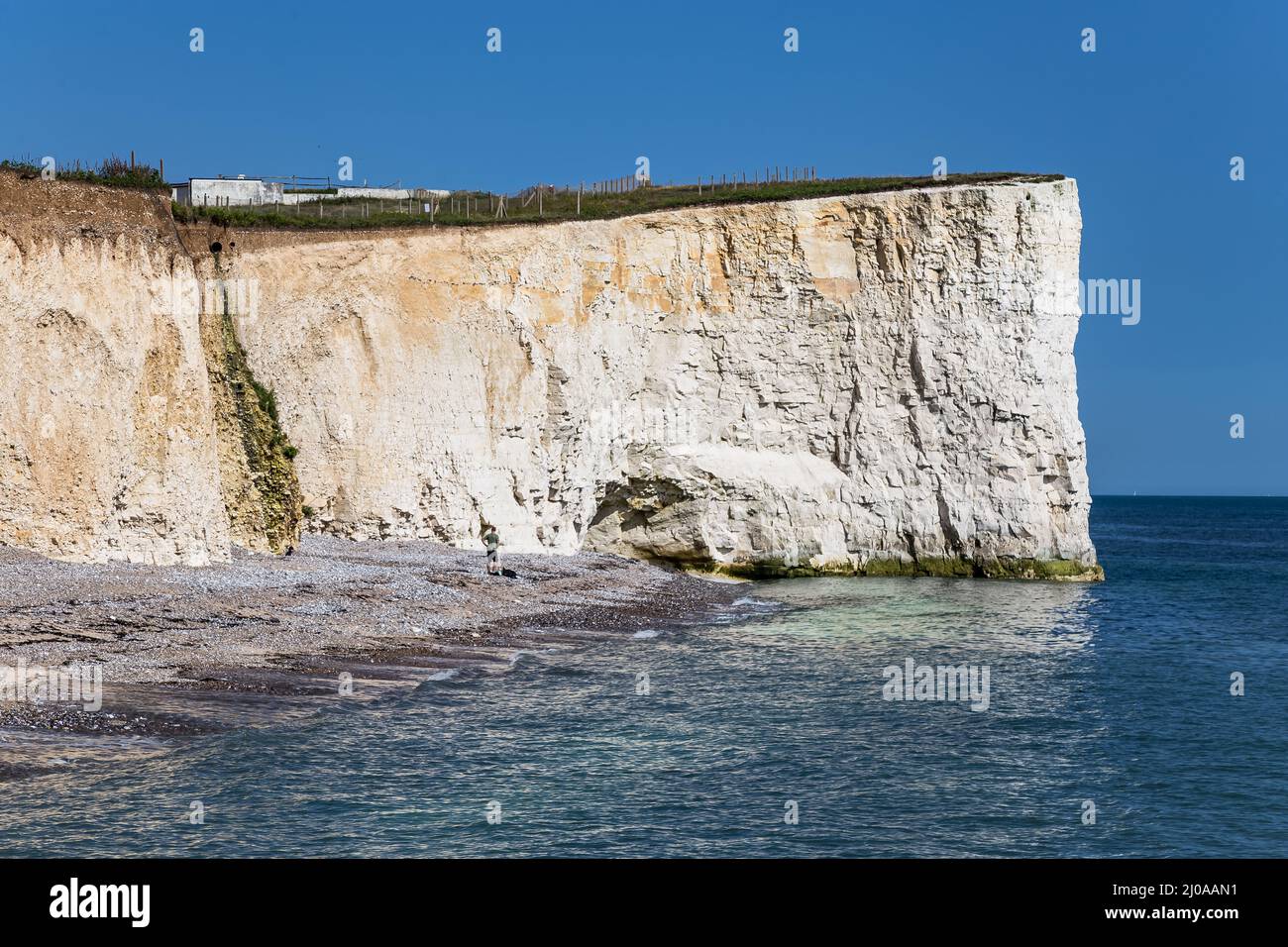 English coastline English Channel Europe Stock Photo