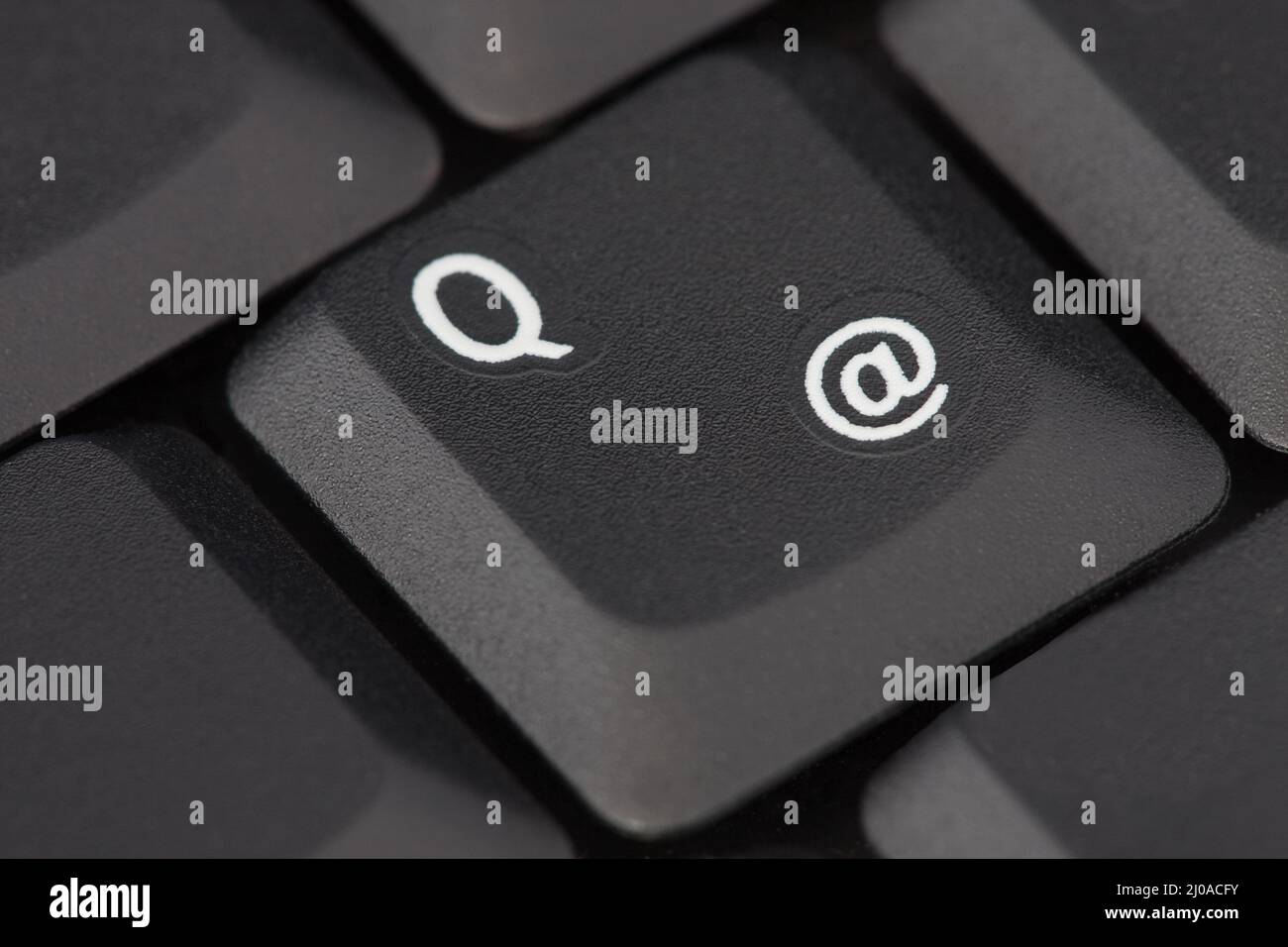At symbol keyboard hi-res stock photography and images - Alamy