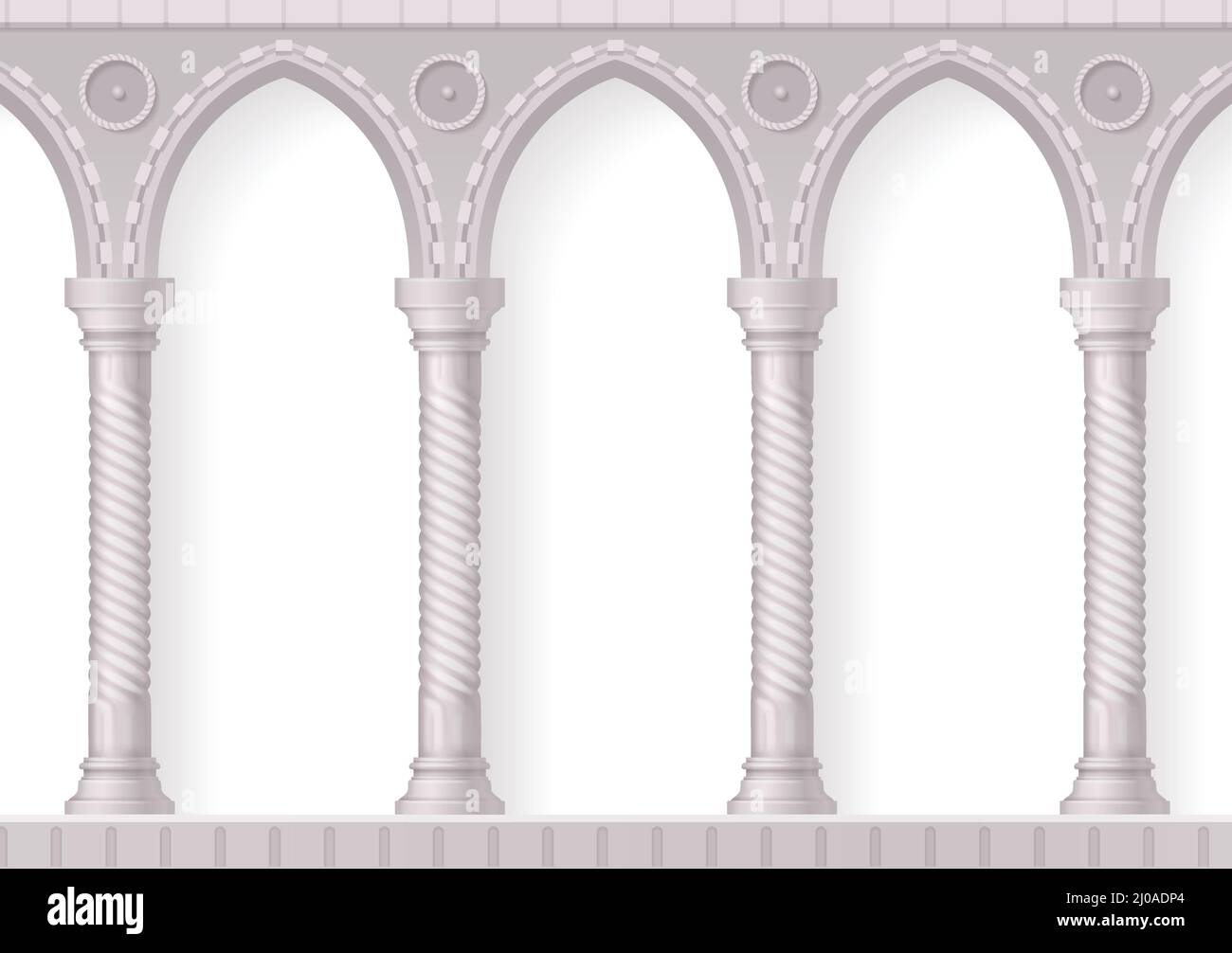 Four doric columns Stock Vector Images - Alamy