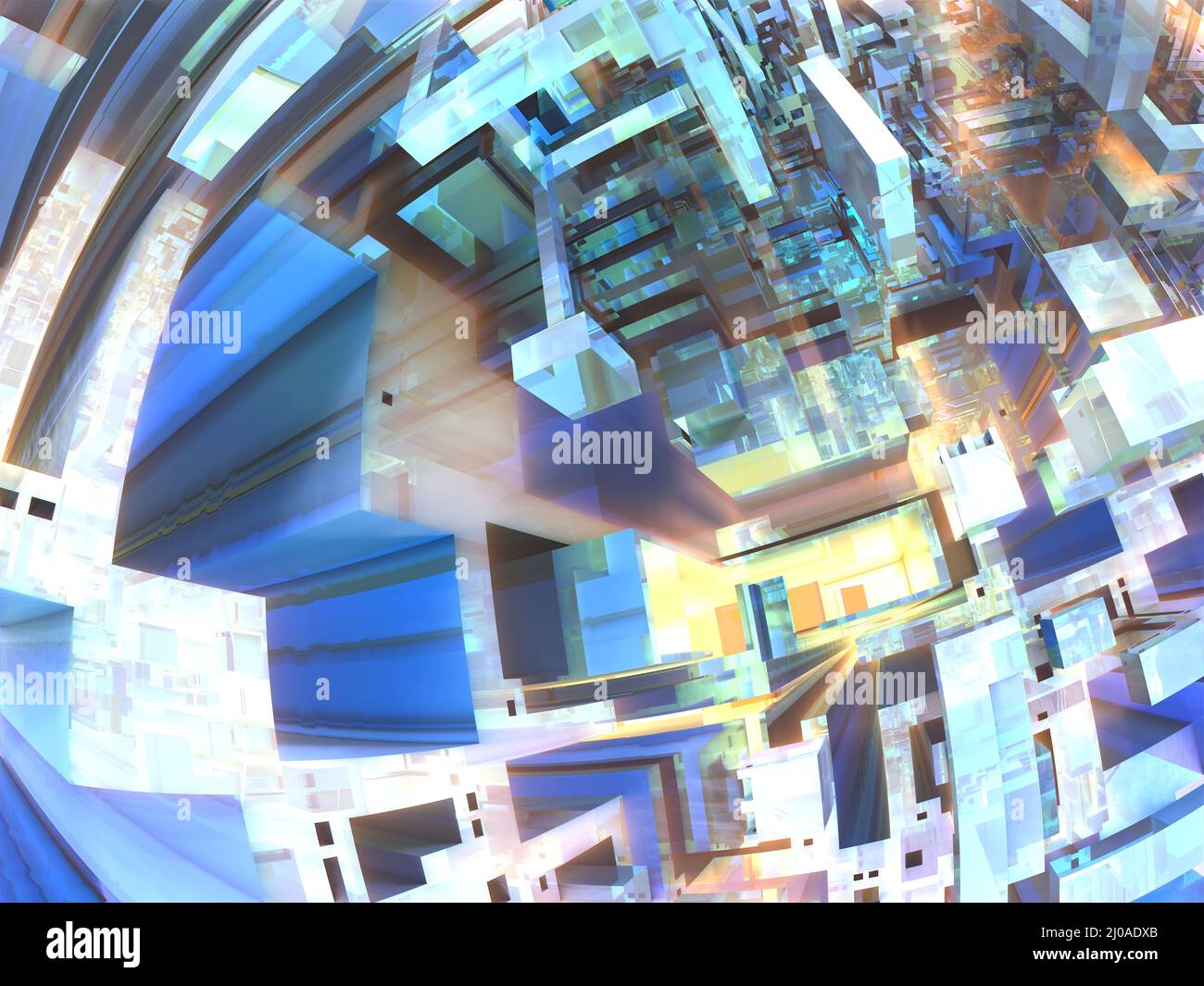 Digital technology science abstract shapes hi-res stock photography and ...