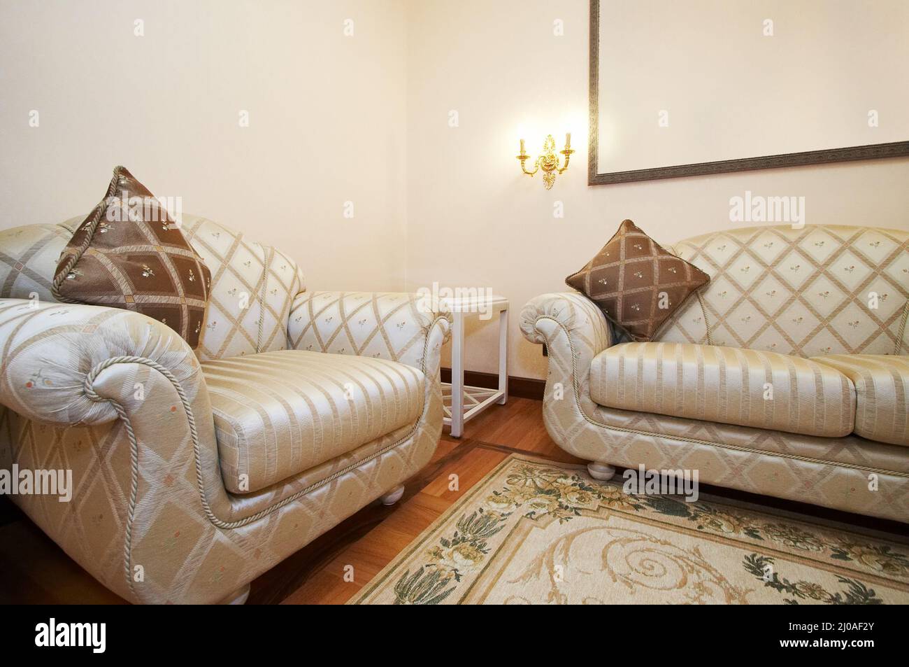 Armchair and sofa Stock Photo Alamy