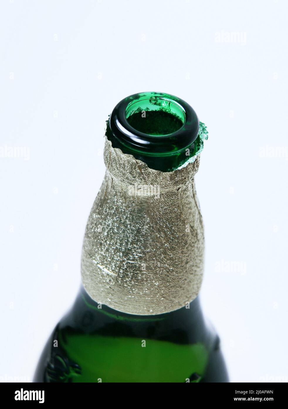 Neck of bottle Stock Photo Alamy