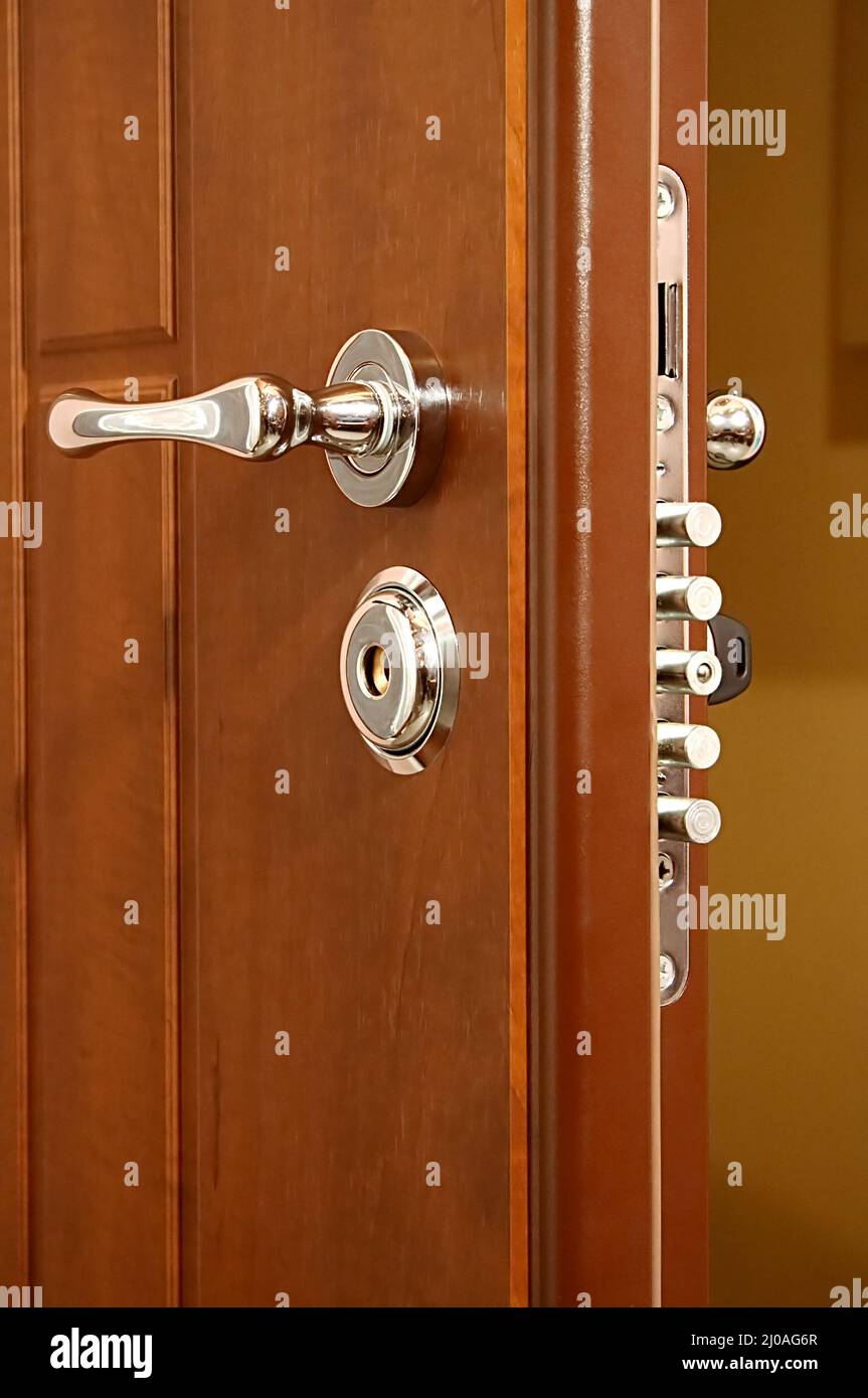 Modern and safe lock Stock Photo Alamy