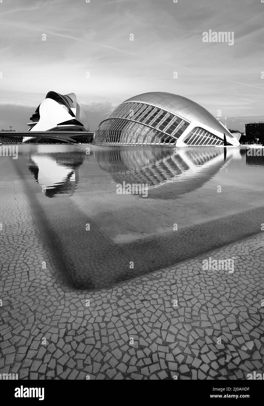 City of Arts and Sciences Stock Photo