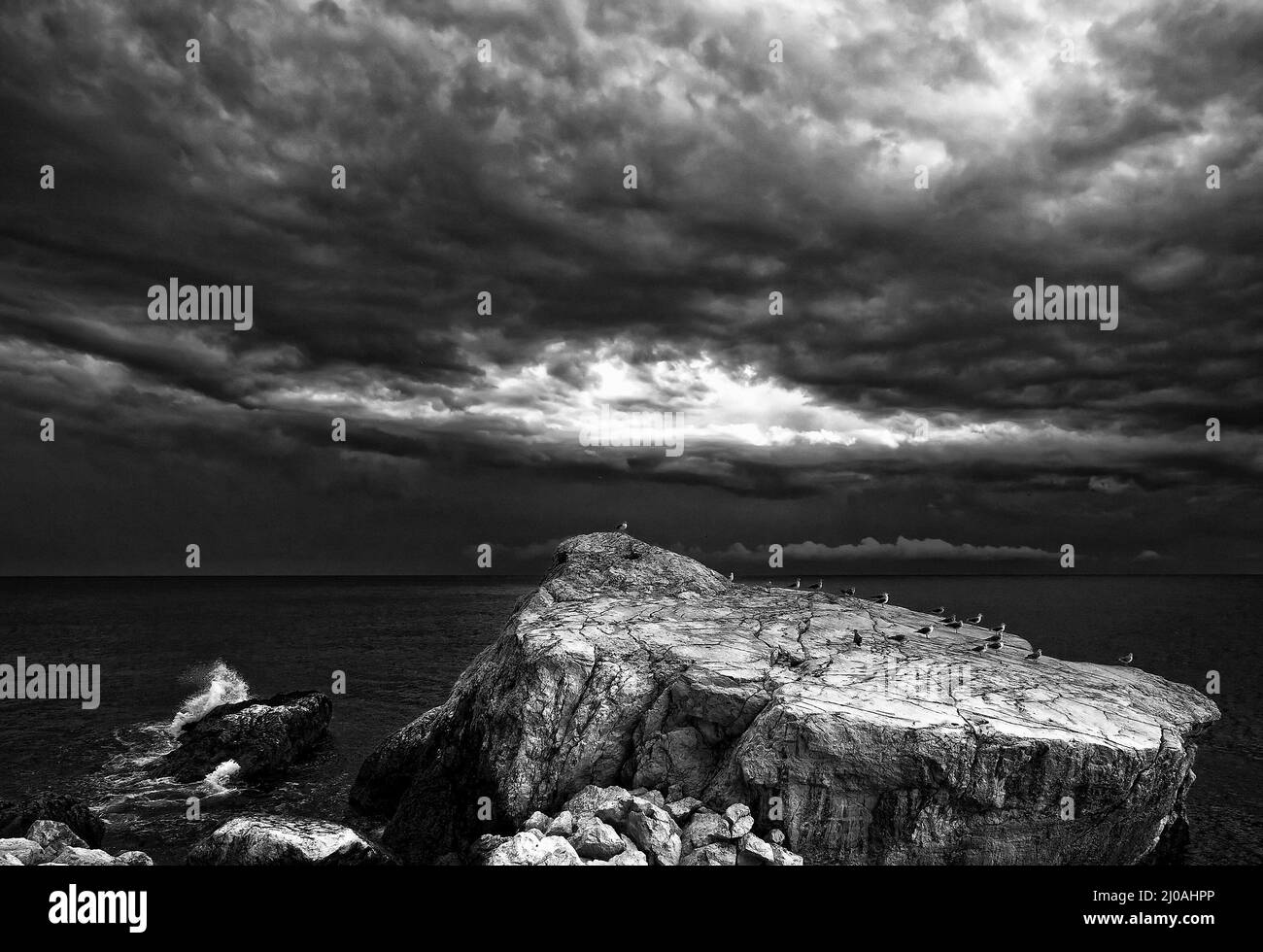 Calp Spain Stock Photo