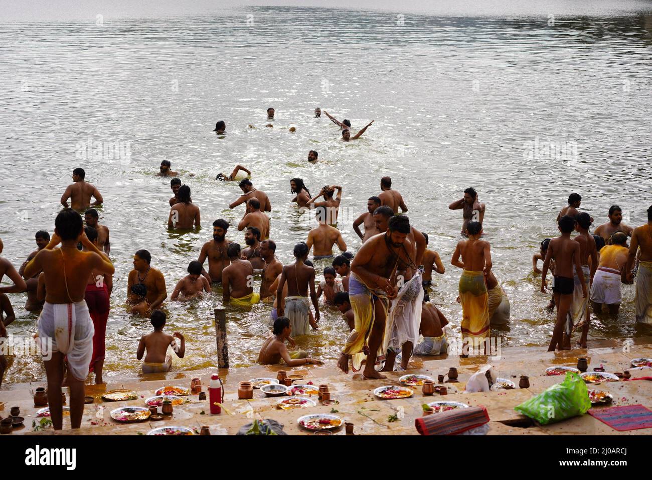 Indian Hindu offering Rituals During