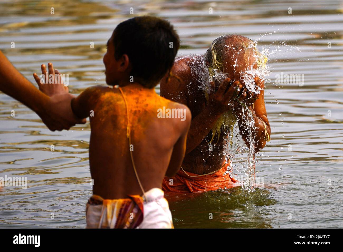 Indian Hindu offering Rituals During