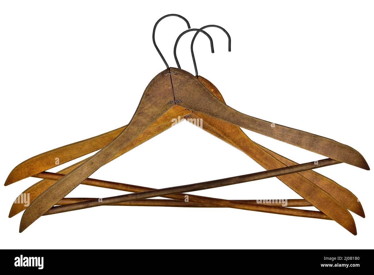 Vintage clothes hangers Stock Photo Alamy
