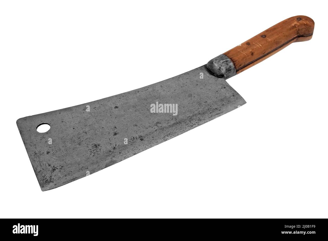 Vintage meat cleaver Stock Photo Alamy