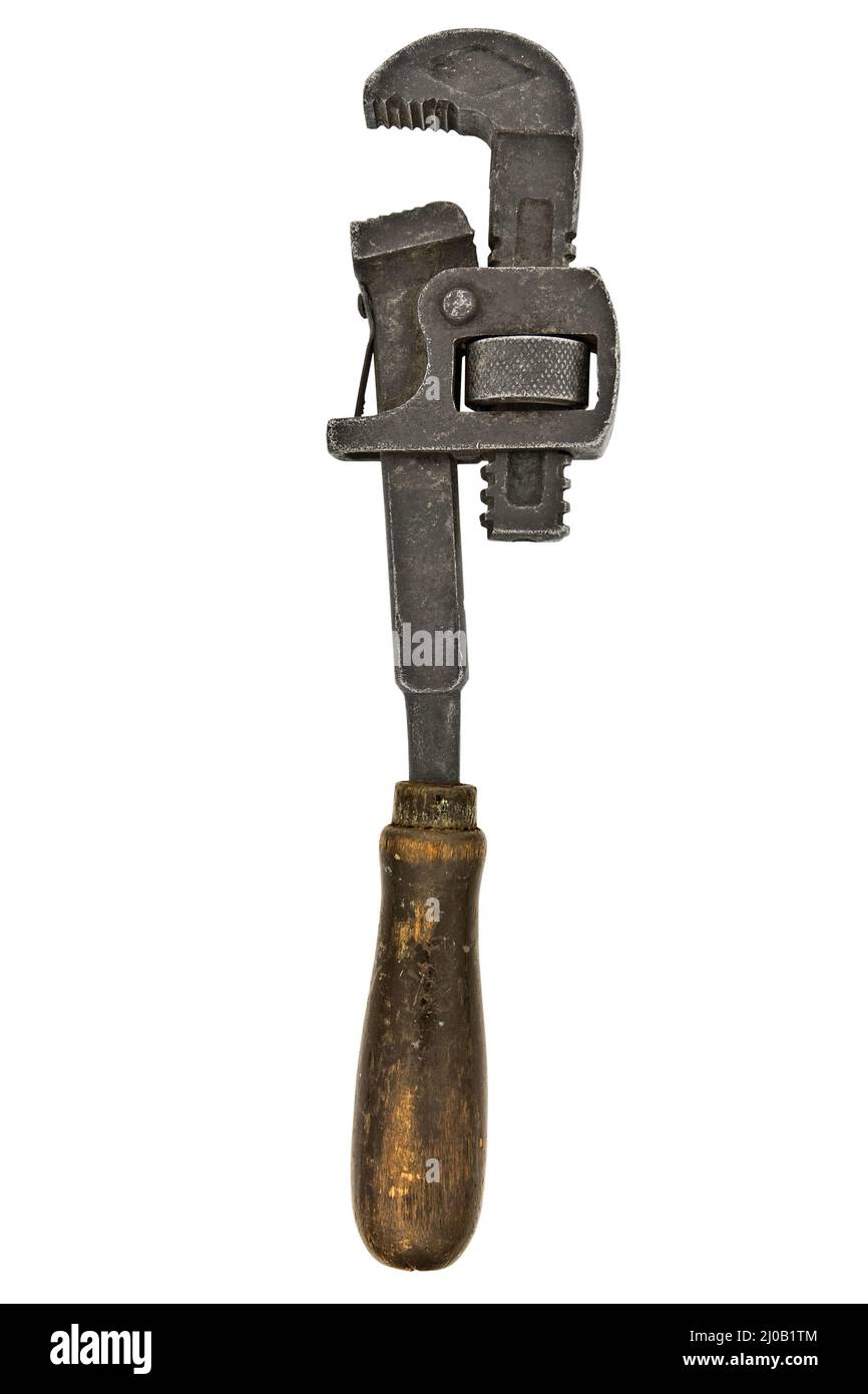 Vintage wrench Stock Photo