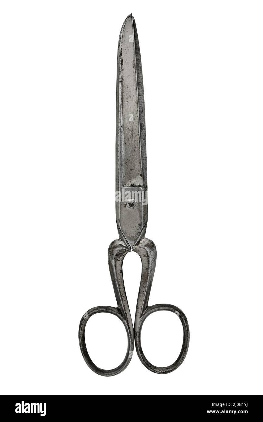 Vintage household scissors Stock Photo - Alamy