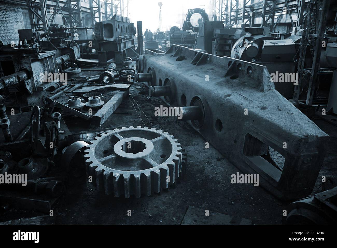 Working electric motor on factory hi-res stock photography and images ...