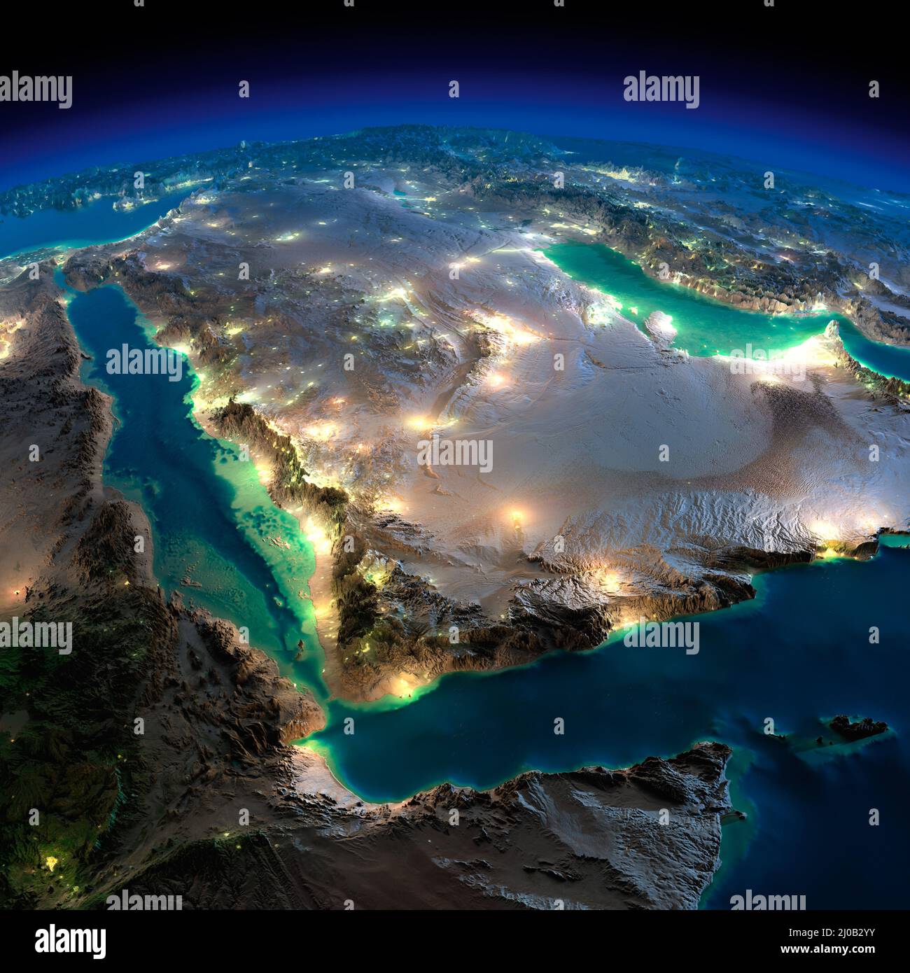 Arabia geography hi-res stock photography and images - Alamy