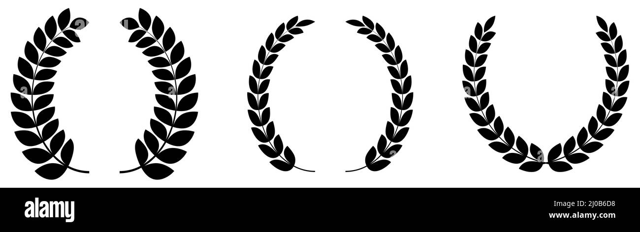 Laurel wreaths set Stock Vector Image & Art - Alamy