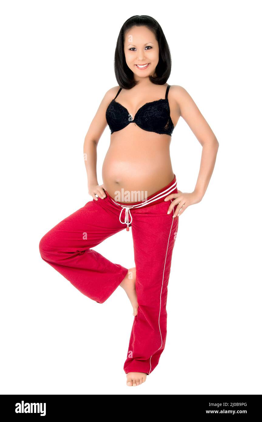 Pregnant girl Stock Photo