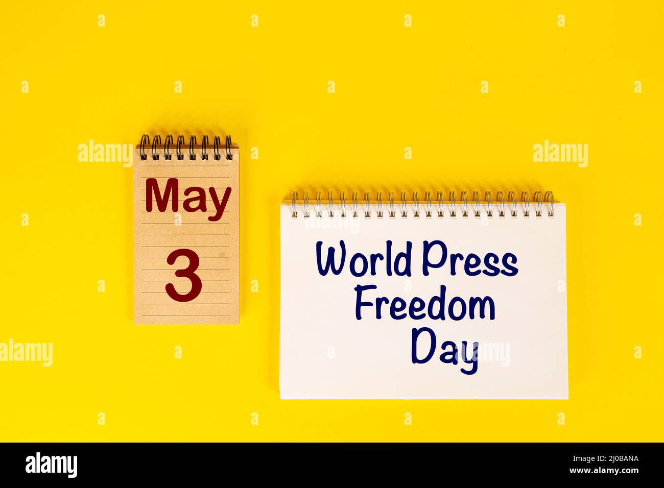 The celebration of the  World Press Freedom Day the May 3 Stock Photo