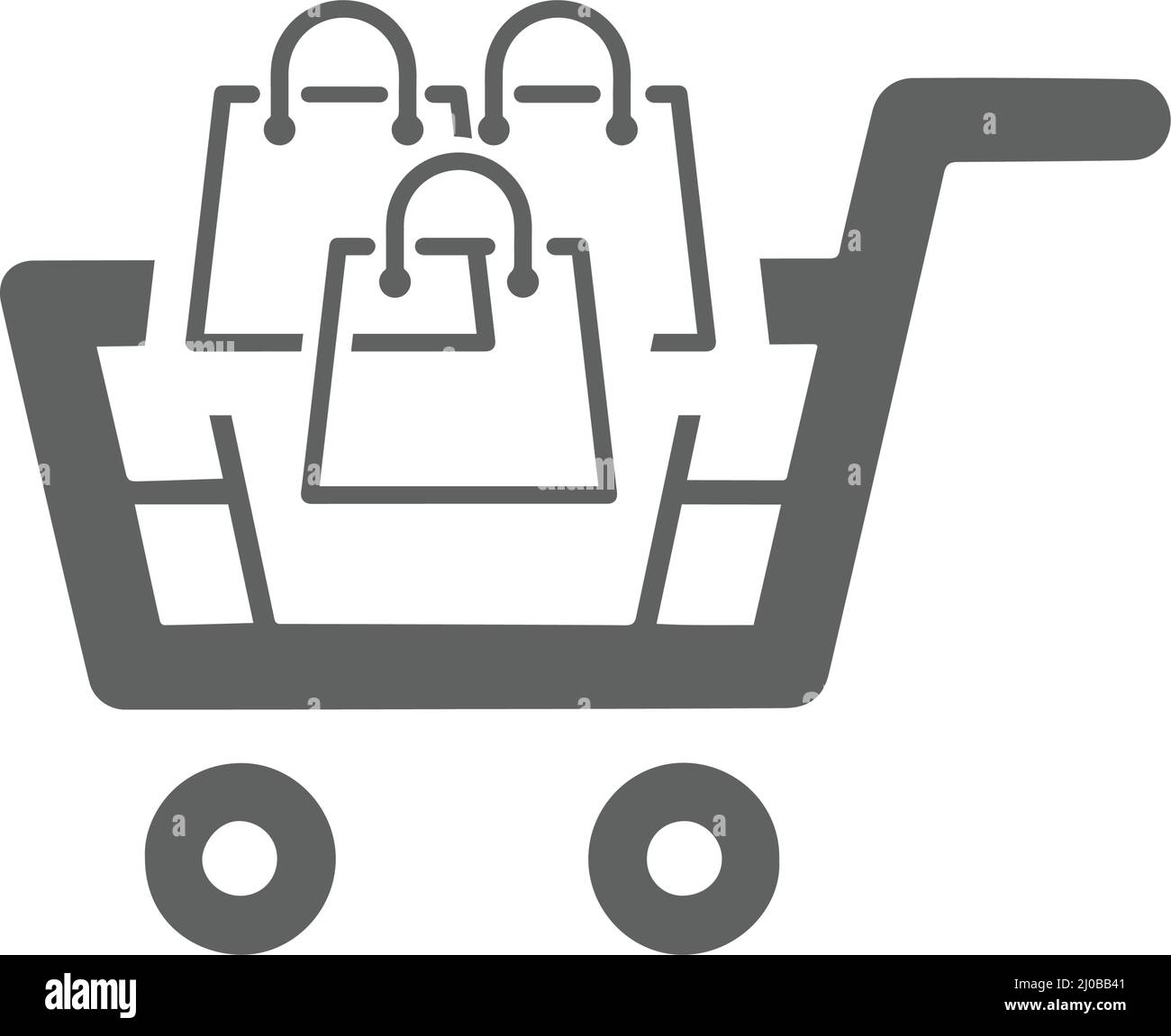 Shopping Cart items icon. Beautiful design and fully editable vector