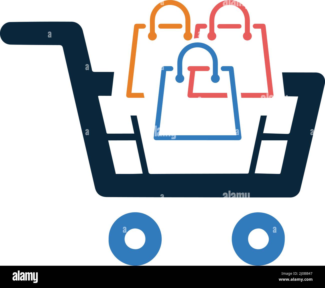 Shopping Cart items icon. Beautiful design and fully editable vector