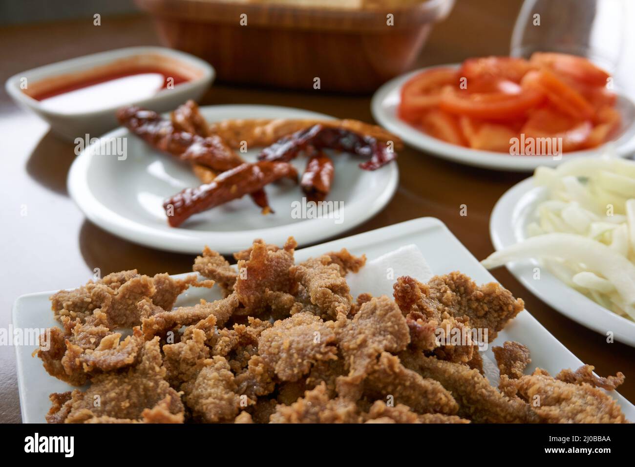 Traditional Turkish Liver kebab, Edirne ciger Stock Photo Alamy