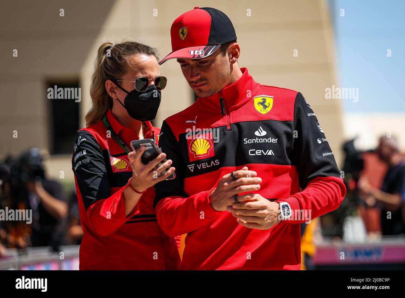 Sakhir, Bahrain. 20th Mar, 2022. LECLERC Charles (mco), Scuderia