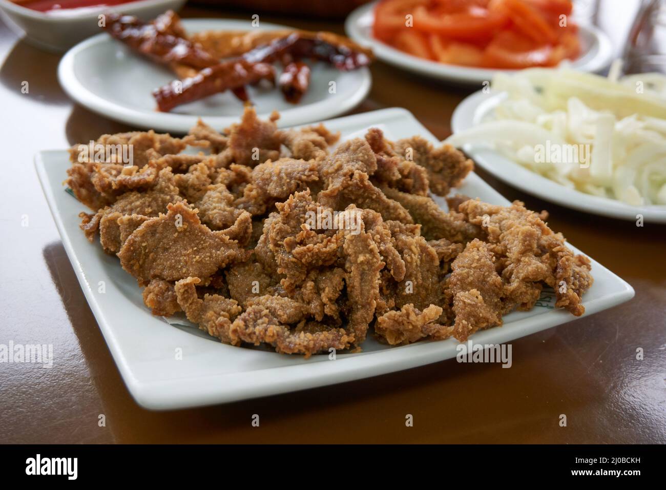 Traditional Turkish Liver kebab, Edirne ciger Stock Photo Alamy