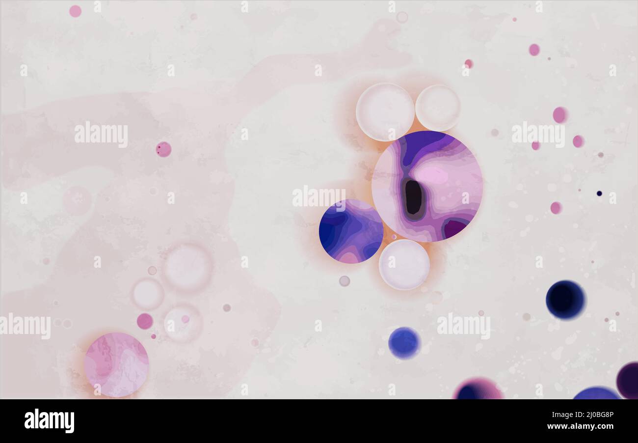 Abstract Gradient Background Dots Multi Color Stock Vector