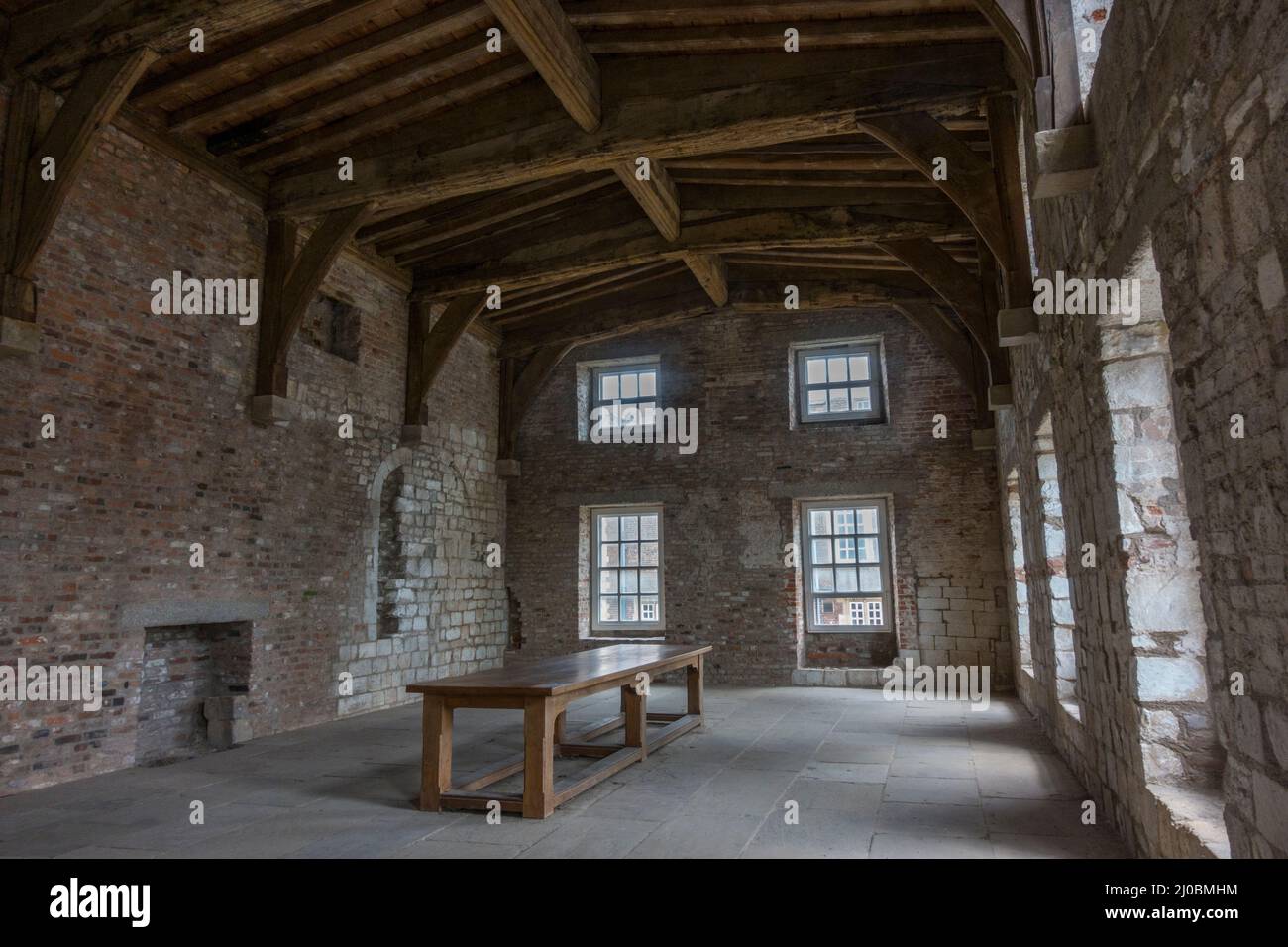 Living quarters inside Burton Agnes Manor House, a Grand manor house